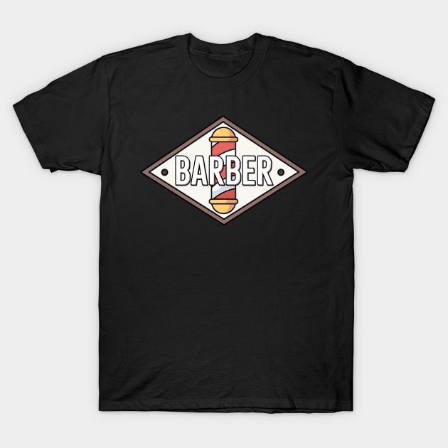 Barber T-Shirt by maxcode